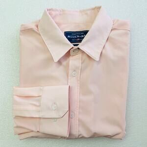 Mizzen+Main Leeward Long Sleeve Button Down Dress Shirt - Men's XL